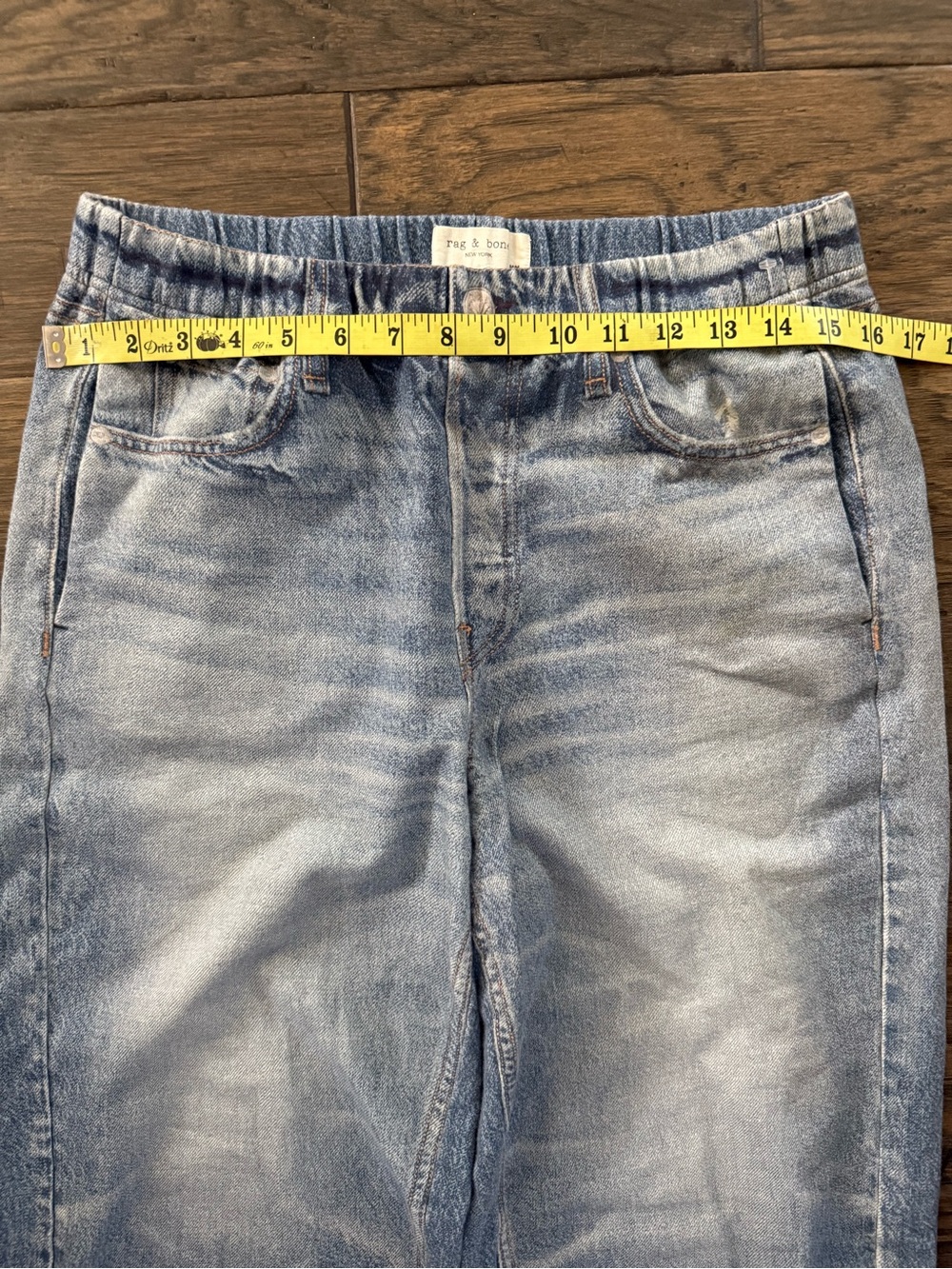 Rag and Bone rb Miramar Mid Rise Wide Leg - Picture 5 of 6